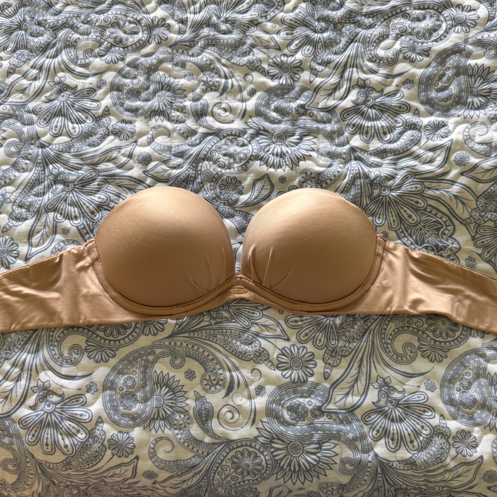 Victoria's Secret Nude Strapless Bra
